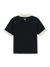 MLB Women's Basic Open Collar Slim Fit Polo T-Shirts