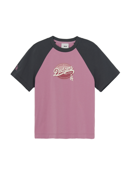 MLB Women's Vintage Color Block Crop T-Shirts