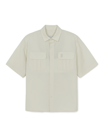 MLB Street Vintage Washing Cotton Blend Short Sleeves Shirts