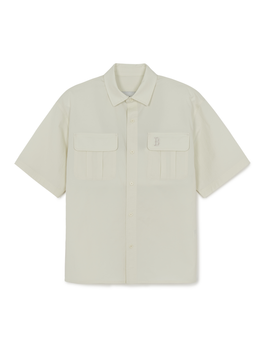 MLB Street Vintage Washing Cotton Blend Short Sleeves Shirts