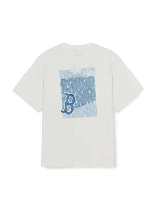 MLB Vintage Denimlike Monotive Over Fit T-shirt