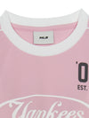 MLB [cool Field] Basic Outdoor Blocking Round Logo T-shirt