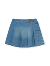 MLB Women's Varsity Vintage Denim Cargo Pleated Skirt