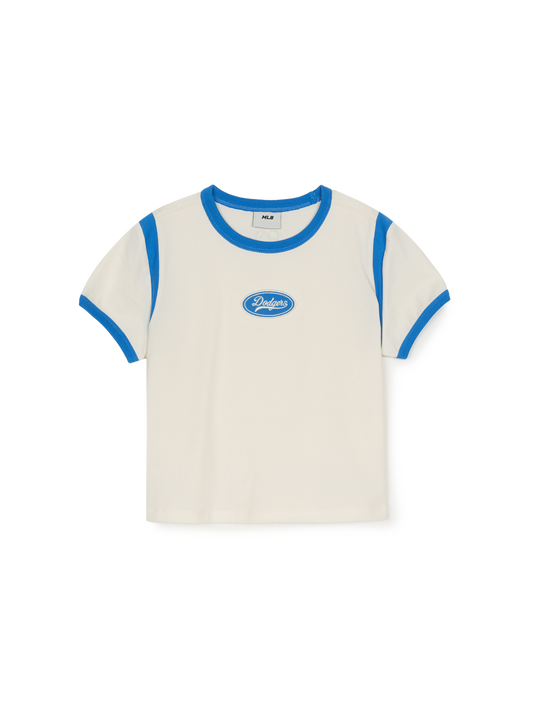 MLB Vasrsity Round Logo Crop T-shirt (girl's)