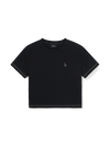 MLB Women's Basic Small Logo Slim Crop Fit T-shirts