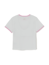 MLB Women's Lettering Slim Semi Crop Linger T-shirts