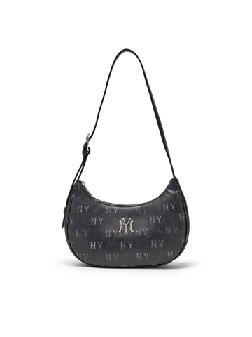 MLB Classic Monogram Vintage PU Hobo Bag