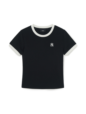 MLB Women's Basic Small Logo Ringer T-Shirts