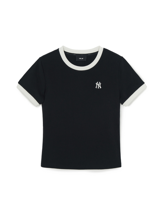 MLB Women's Basic Small Logo Ringer T-Shirts