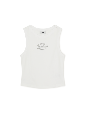MLB Women's Vintage Slim Ribbed Sleeveless T-Shirts