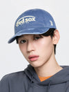 MLB Vintage Damage Curve Logo Unstructured Ballcap