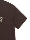 MLB Lettering Logo Point Semi Over-Fit T-shirts