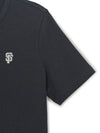 MLB Women's Vintage Slim Henley Neck T-shirt