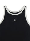 MLB Women's Basic Ringer Ribbed Sleeveless Ops