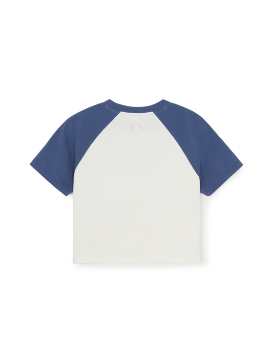 MLB Women's Vintage Color Block Crop T-Shirt