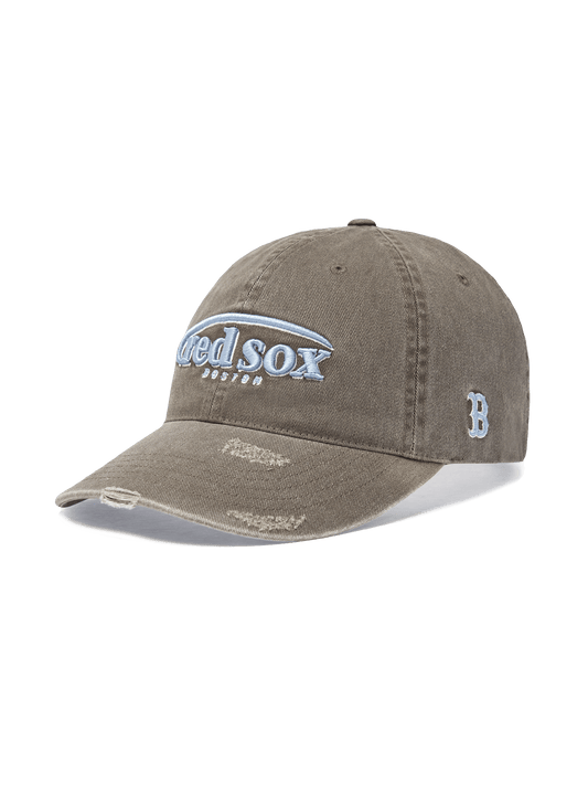 MLB Vintage Damage Curve Logo Unstructured Ballcap