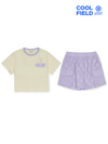 MLB [cool Field] Mono-outdoor T-shirt Set (girl's)