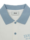 MLB Basic Small Letter Comfortable Fit Polo T-Shirts