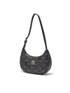 MLB Classic Monogram Vintage PU Hobo Bag