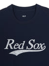 MLB Varsity Cursive Woven Short Sleeve Sweatshirt