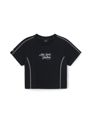 MLB Women's Sportive Track Crop T-Shirt