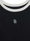 MLB Women's Basic Ringer Ribbed Sleeveless Ops