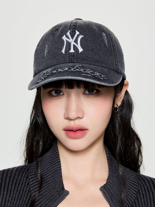 MLB Vintage Destroyed Denim Unstructured Ballcap