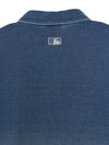MLB Basic Small Logo Stretched Denim Polo Shirt