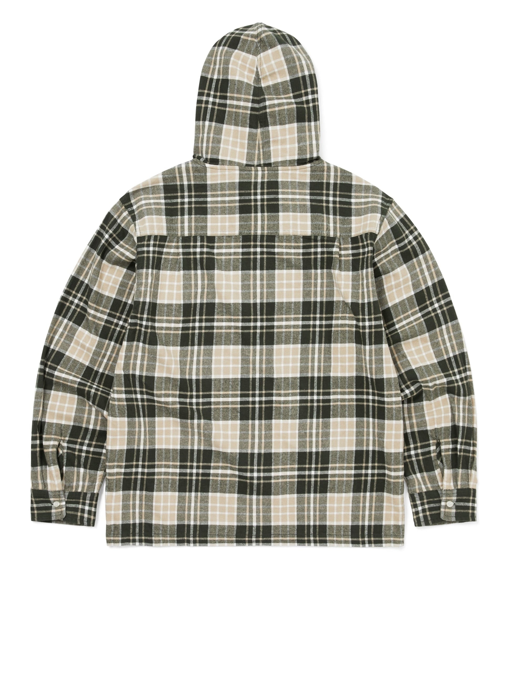 thisisneverthat Flannel Hooded Check Shirt