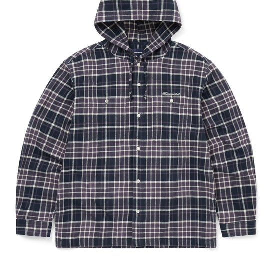 thisisneverthat Flannel Hooded Check Shirt