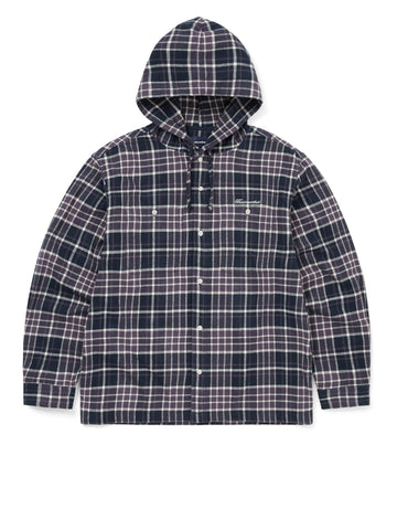 thisisneverthat Flannel Hooded Check Shirt