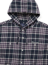 thisisneverthat Flannel Hooded Check Shirt