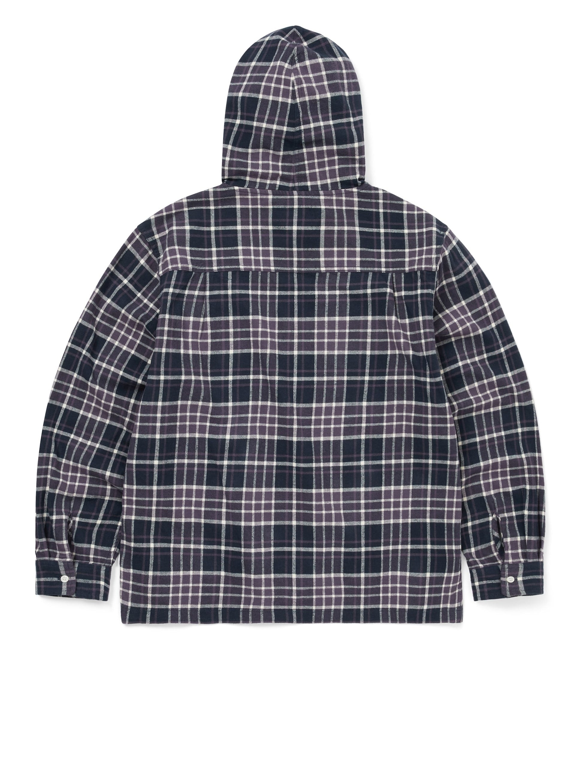 thisisneverthat Flannel Hooded Check Shirt