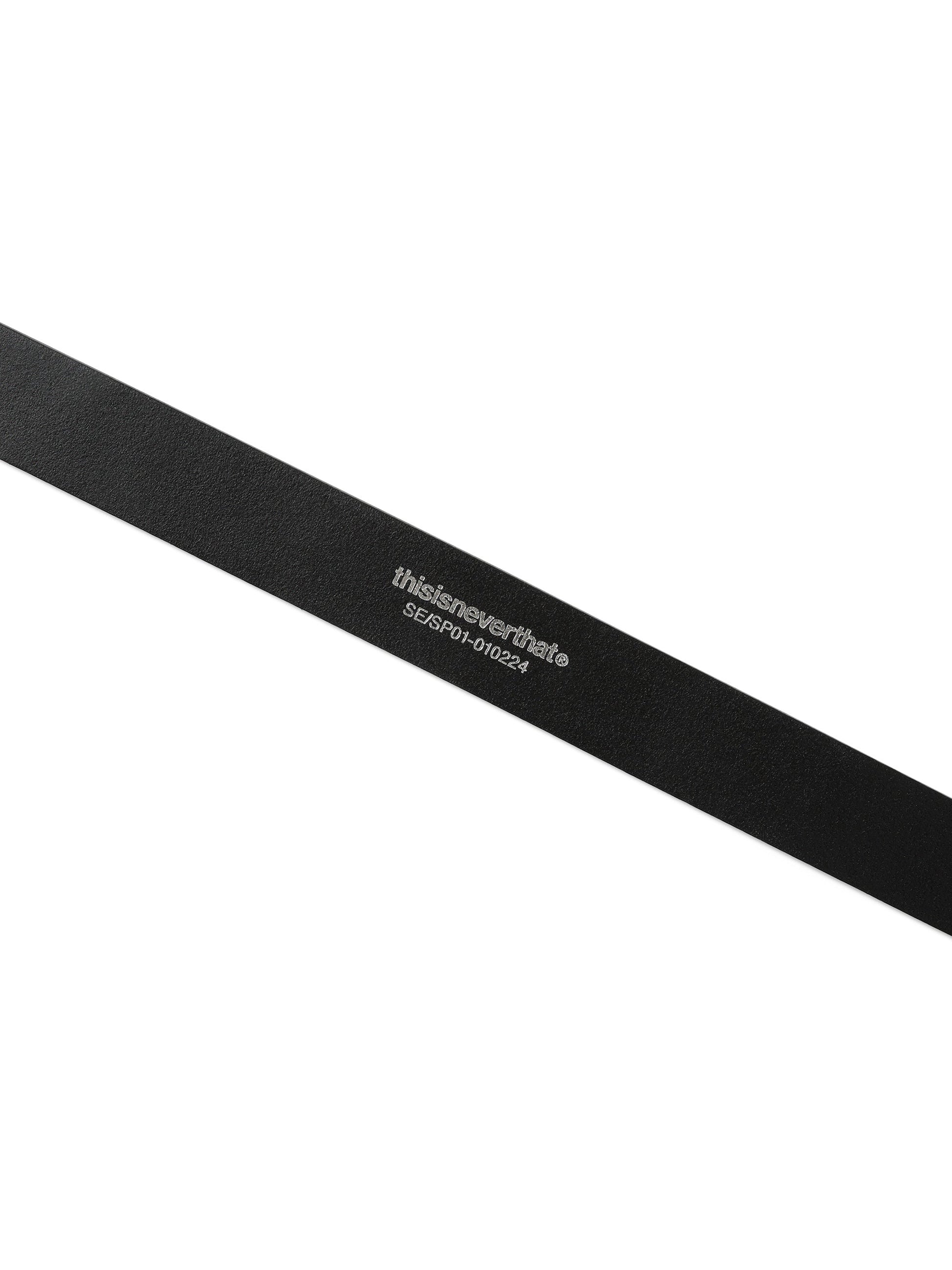 thisisneverthat Flat Buckle Leather Belt