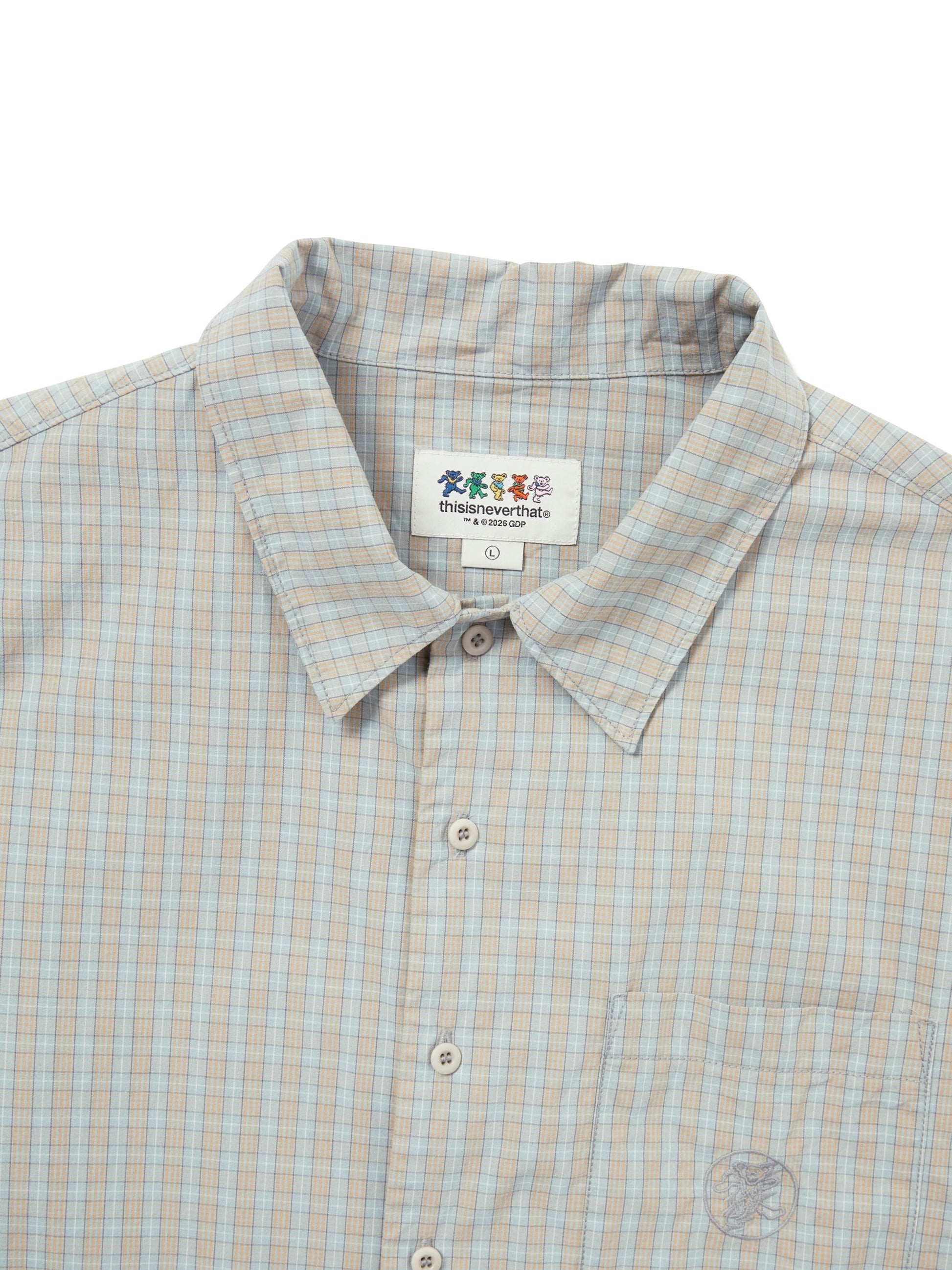 thisisneverthat GD Lightning Bear Check Shirt