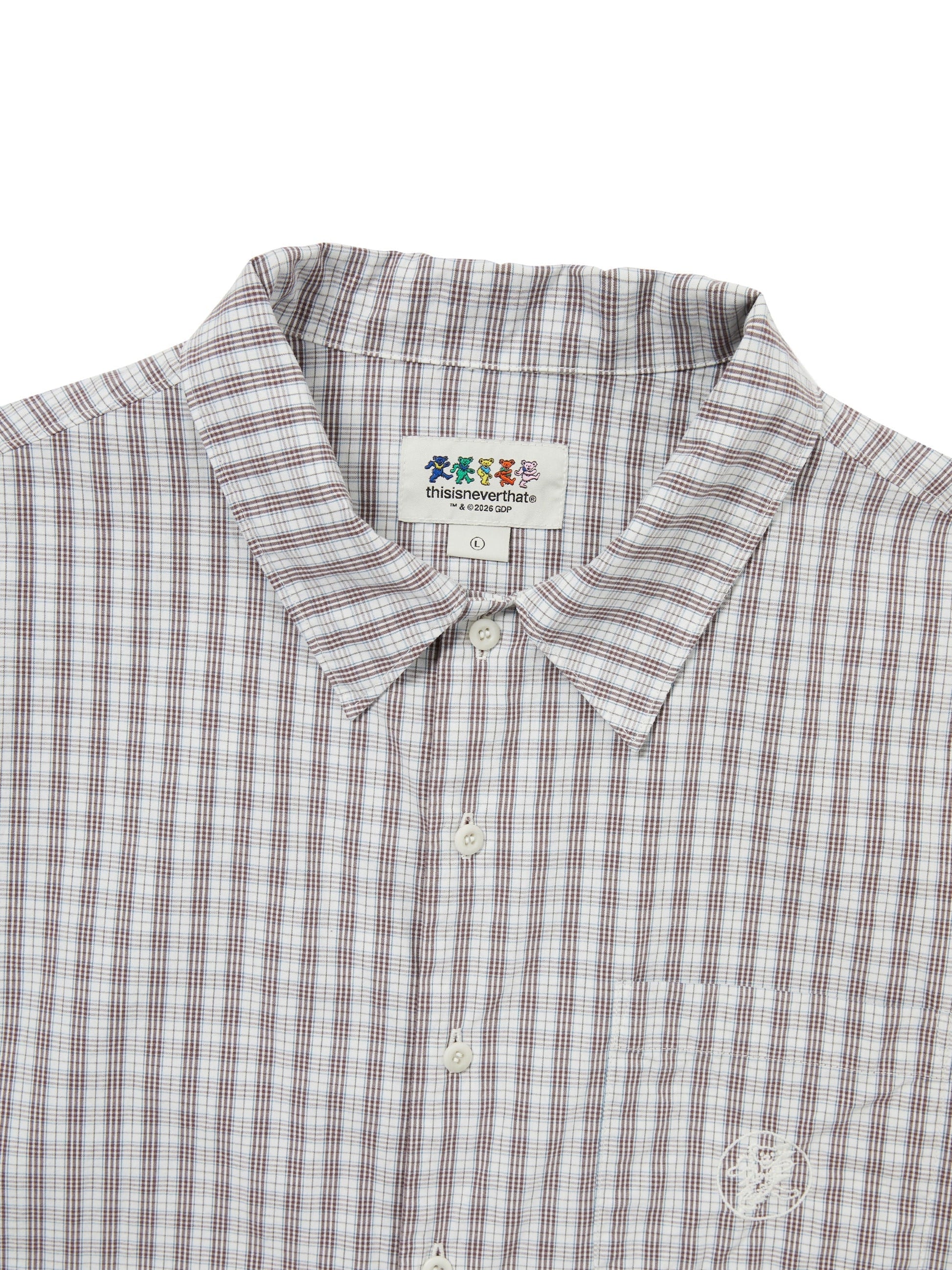 thisisneverthat GD Lightning Bear Check Shirt