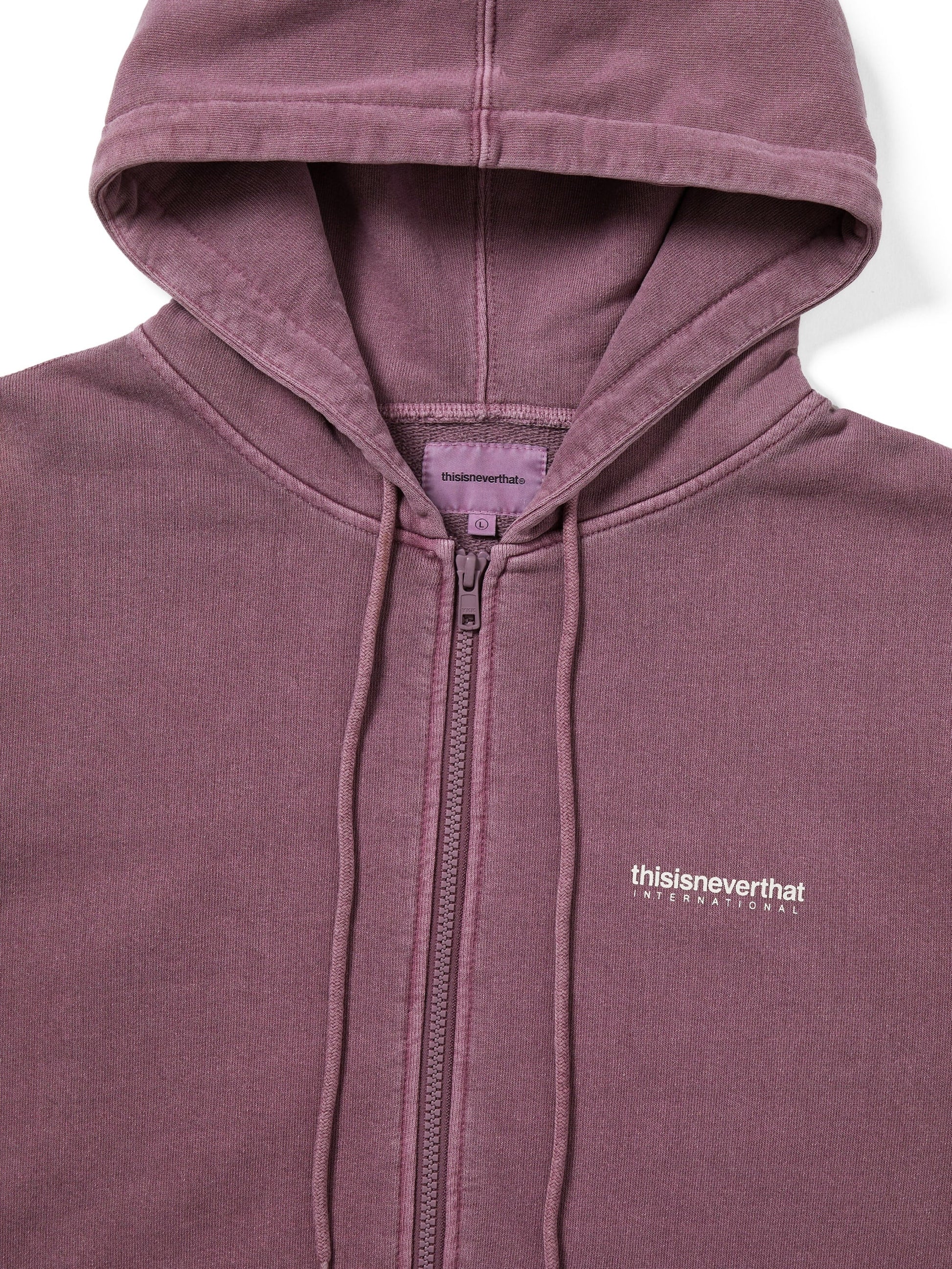 thisisneverthat INTL. Logo Zip Up Hoodie