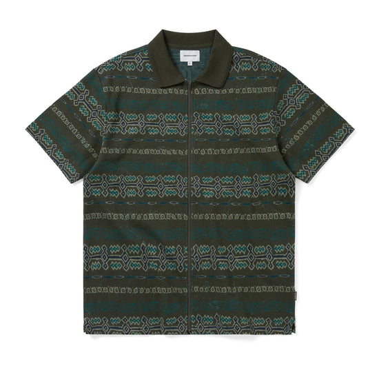 thisisneverthat Jungle Jacquard Zip Up Top