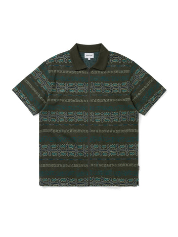 thisisneverthat Jungle Jacquard Zip Up Top