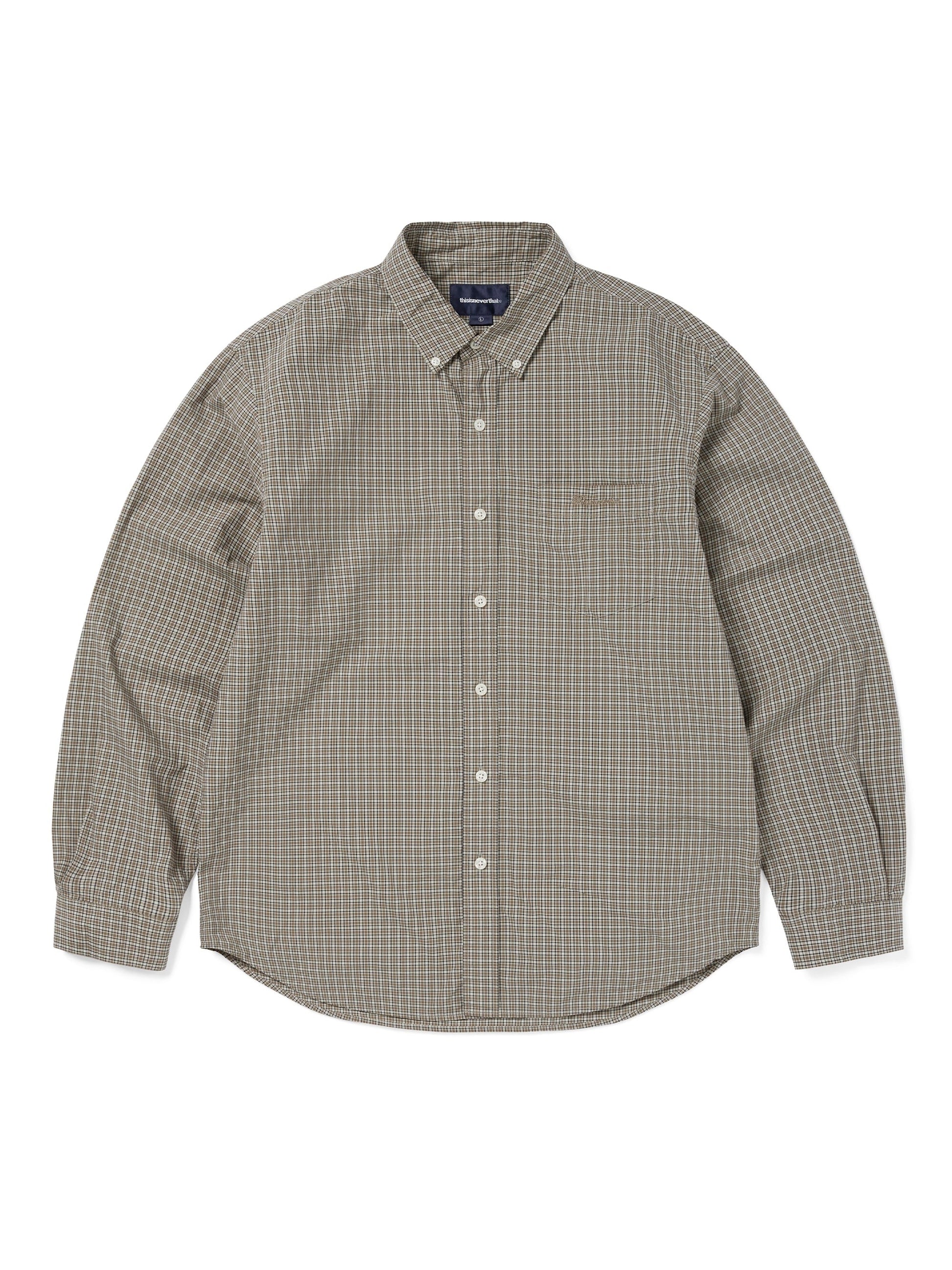 thisisneverthat Lightweight Plaid Shirt