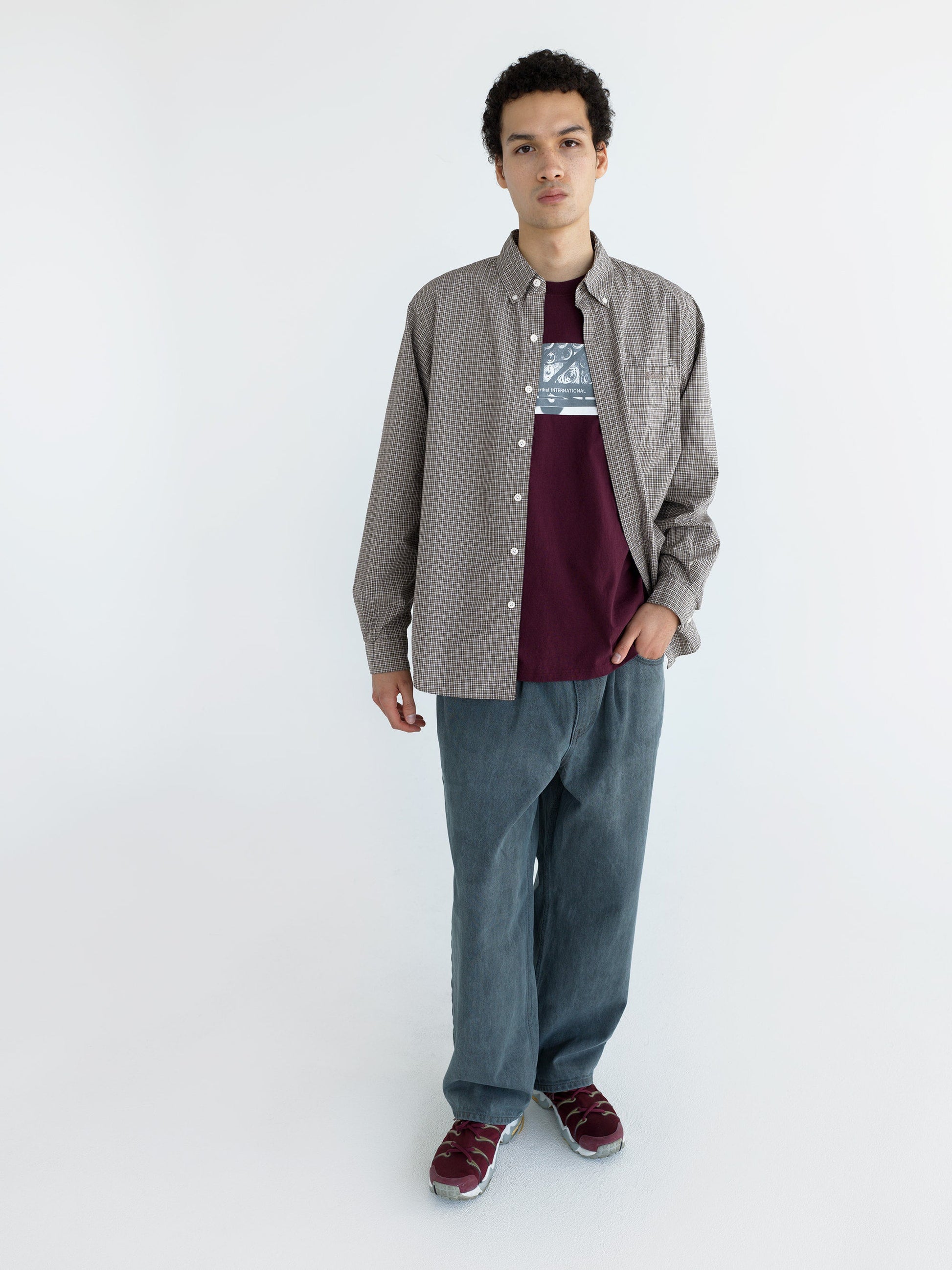 thisisneverthat Lightweight Plaid Shirt