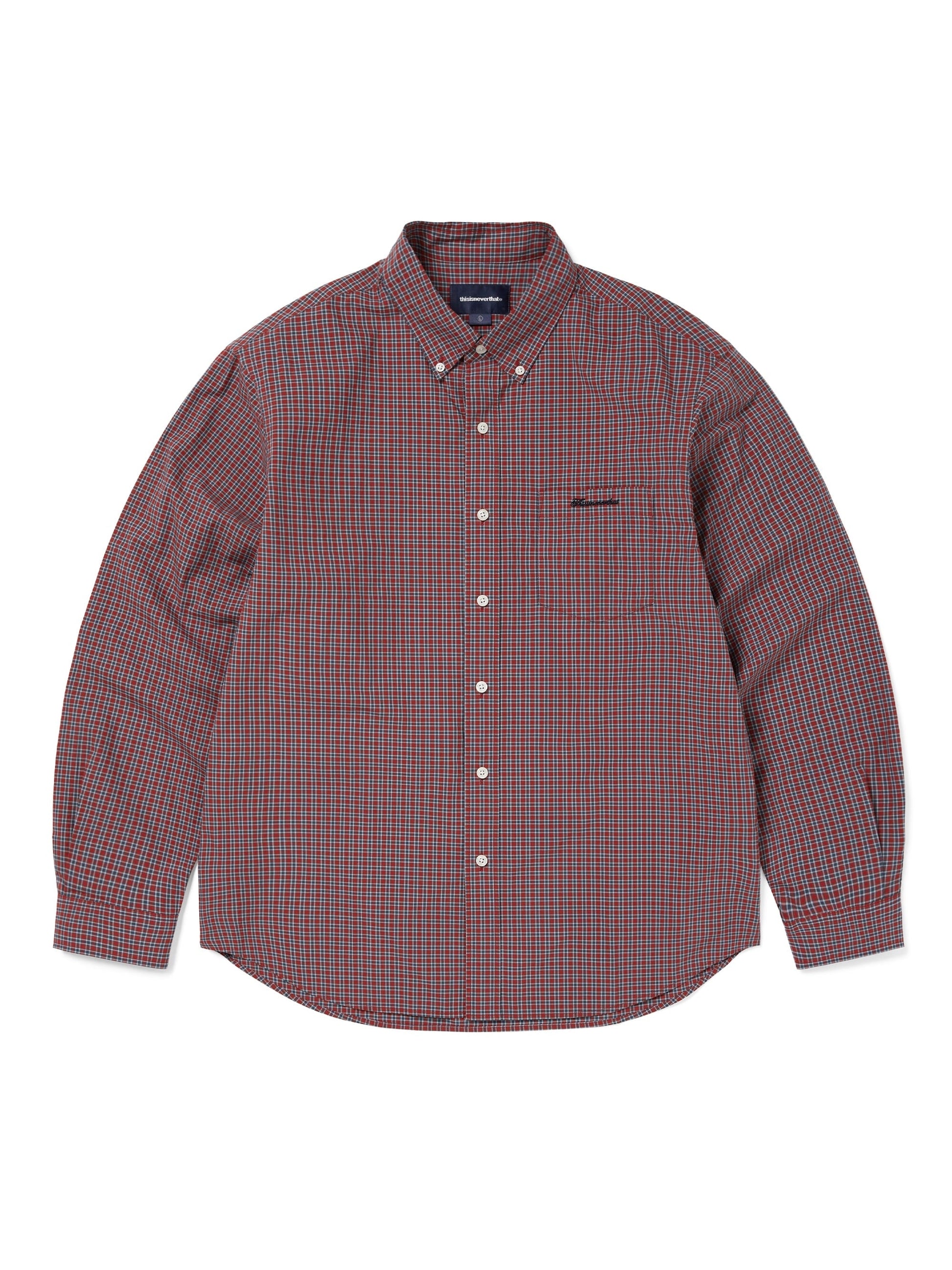 thisisneverthat Lightweight Plaid Shirt