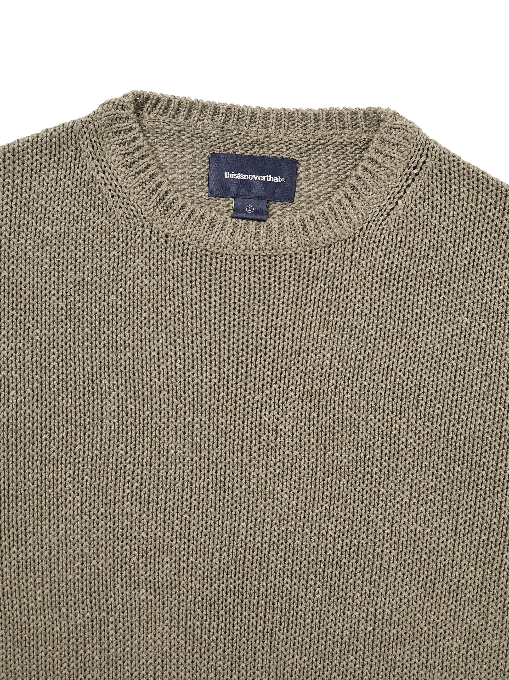 thisisneverthat Loose Gauge Knit Crew