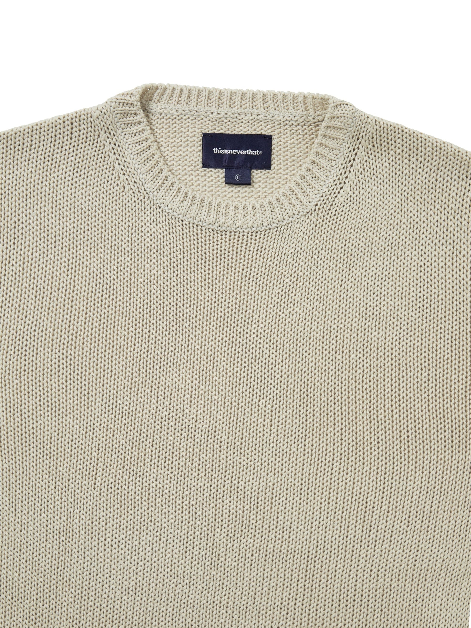 thisisneverthat Loose Gauge Knit Crew