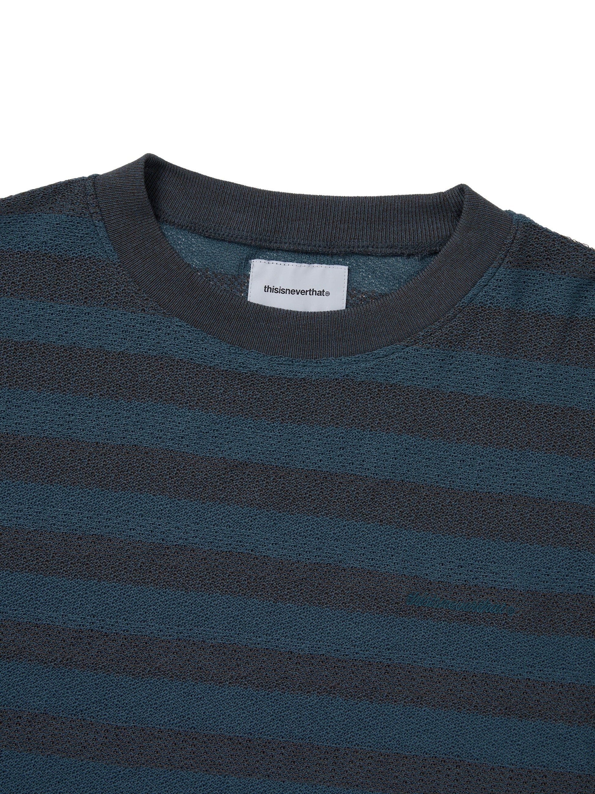 thisisneverthat Mesh Striped W Crewneck