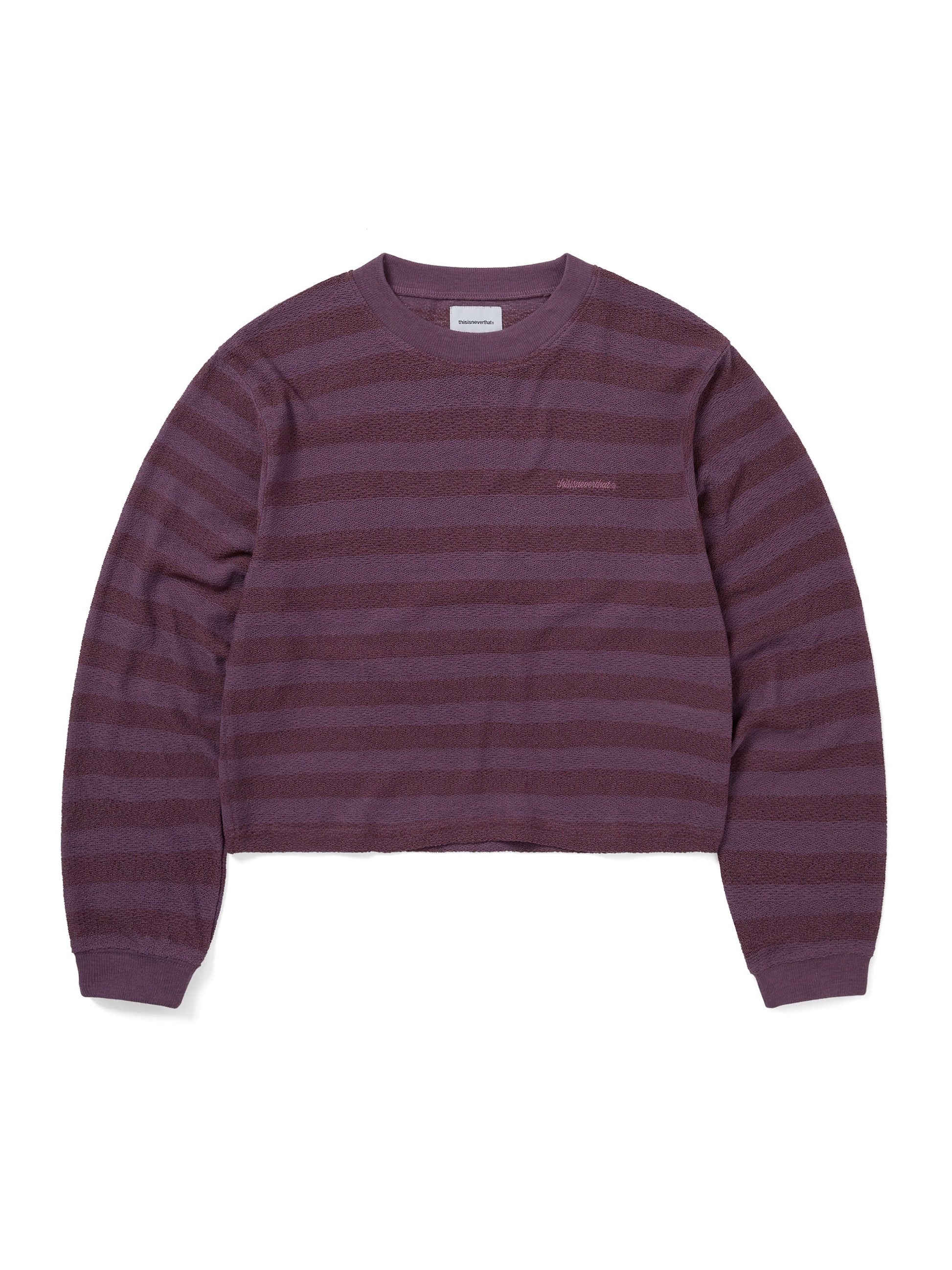 thisisneverthat Mesh Striped W Crewneck