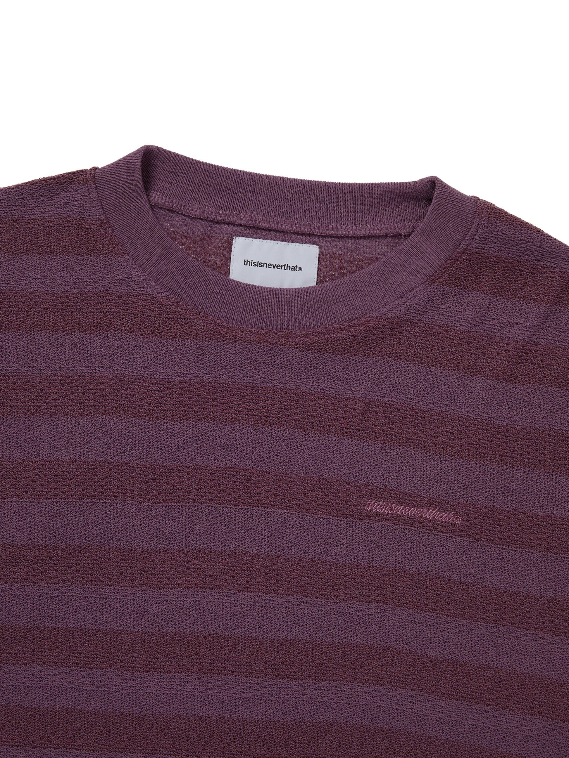 thisisneverthat Mesh Striped W Crewneck