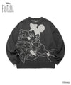 Nice Ghost Club Fantasia Mickey Mouse Knit [Charcoal]