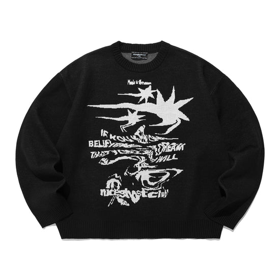 Nice Ghost Club Tornado Logo Knit