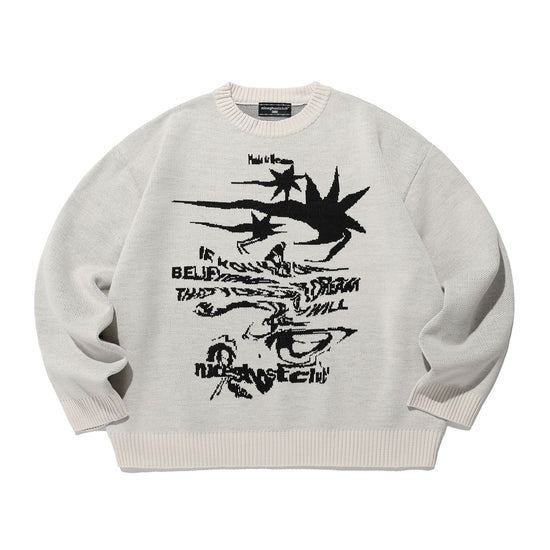 Nice Ghost Club Tornado Logo Knit